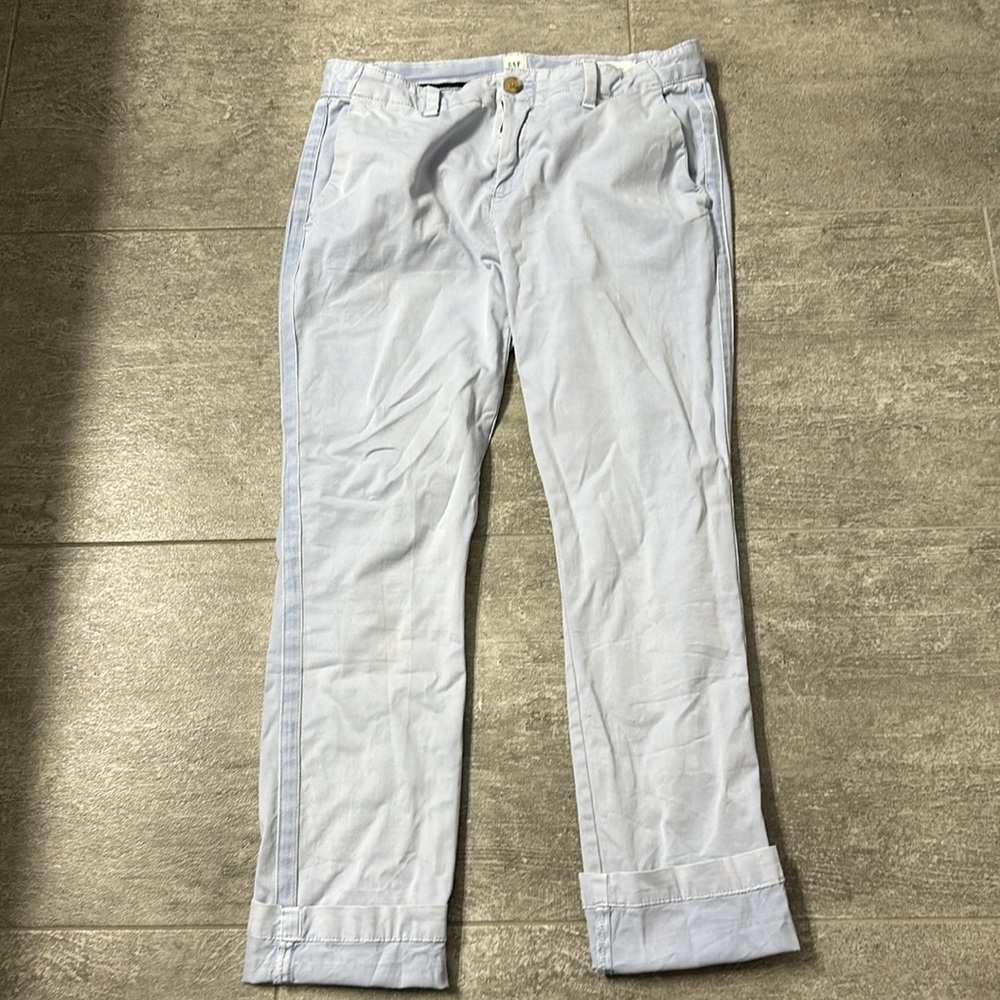 Gap Blue Girlfriend Chinos Size 0 Pants